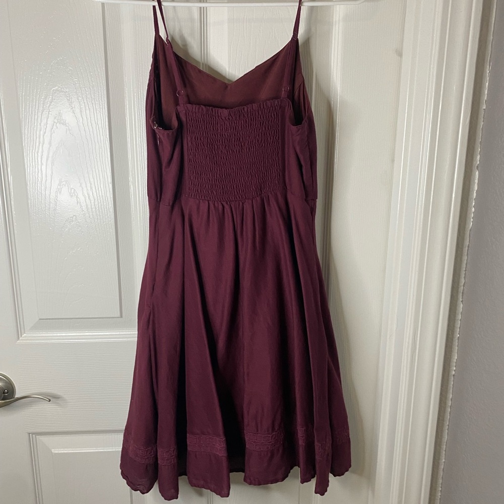 Burgundy dress size XS